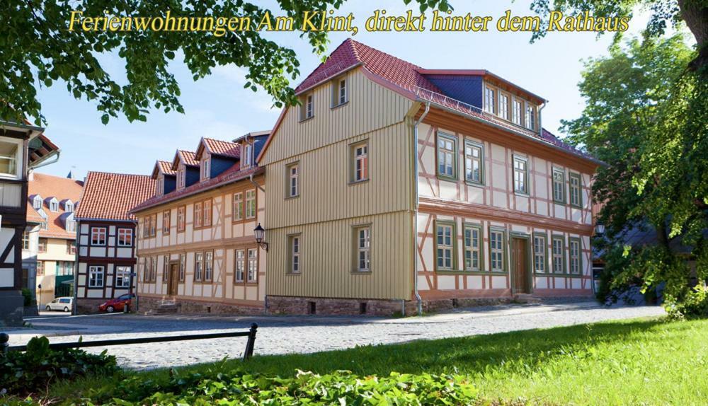 Ferienwohnungen Am Klint ヴェルニゲローデ エクステリア 写真